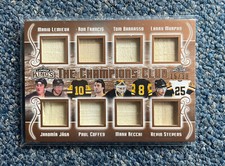 2020 LEAF LUMBER KINGS 8 GAME USED STICKS 15/30 LEMIEUX,JAGR,COFFEY,FRANCIS,