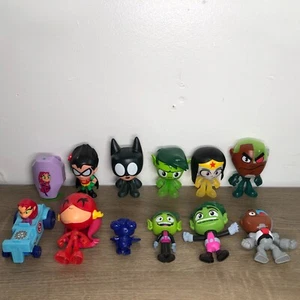 Mcdonalds Happy Meal Toys Teen Titans Lot Action Figure Toys Huge Collection 12 - Picture 1 of 13