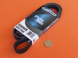 MAIN DRIVE POLY BELT BMW E39 5 SERIES '98 - '03 +++ 6PK1540 DAYCO MADE IN USA - Picture 1 of 3