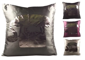 New Set of 2 Phone Cushion Covers. Soft Faux Silk 43 x 43 cm. Modern Colours - Picture 1 of 1