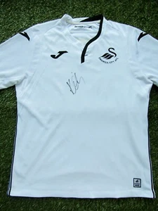 Kristian O'Leary Hand Signed Swansea City Home Football Shirt - Autograph - Picture 1 of 2