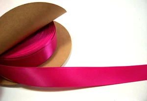 Cyclamen Pink Double-Face Satin Ribbon 7/8 inch wide x 3 yards Offray B49 - Picture 1 of 5