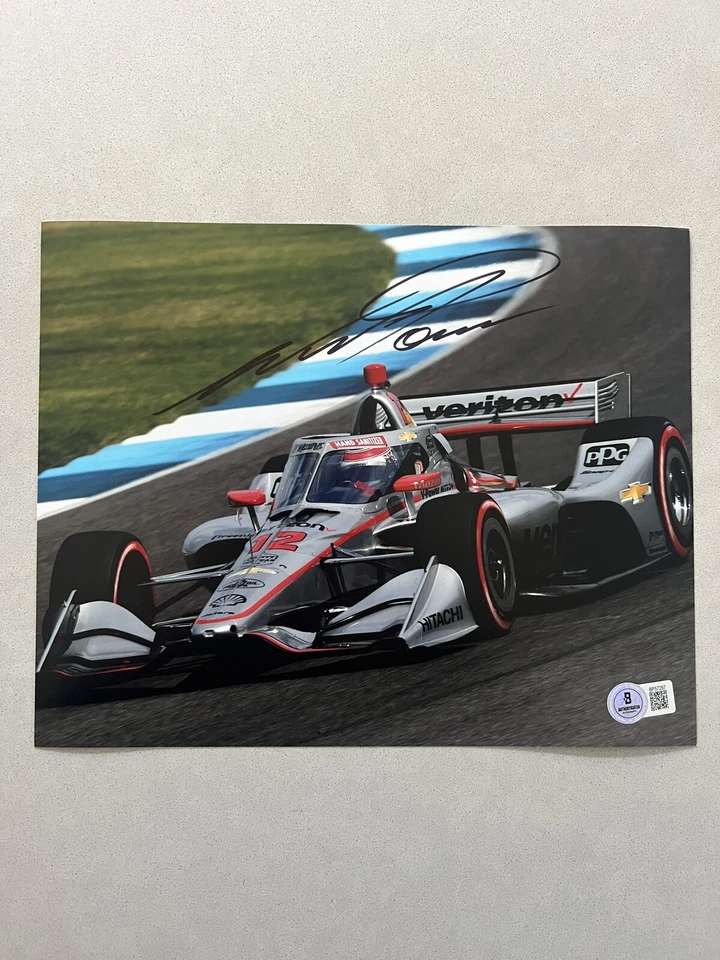 Will Power autographed signed 8x10 photo Beckett BAS COA Indy 500 Racing Rare Foto 1 de 1