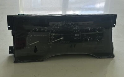 Cuadro de instrumentos Chevy GM C1500-C2500 95-2000 NO SILVERADO 120 MPH 6 K TACH Foto 1 de 2