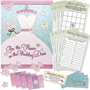 Bridal Shower Wedding Game Kit Bachelorette Party 5 Games 12 Players New - Picture 1 of 1