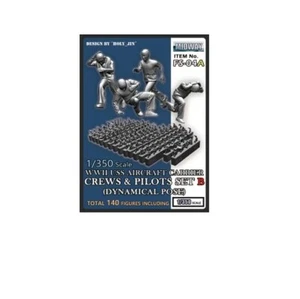 1/350 US Navy Aircraft Carrier Crews & Pilots "Dynamic Pose" (140 Figures) - Picture 1 of 1