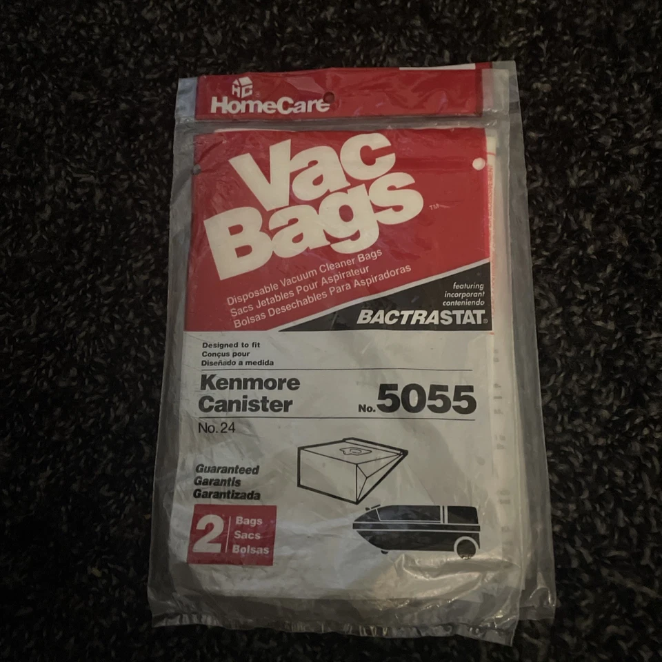 2 Kenmore Canister Vacuum Bags 5055