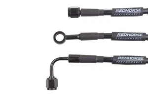 Manguera de freno Redhorse 3302-03-16 recta -3 AN a recta -3 AN 16" negra - Imagen 1 de 1