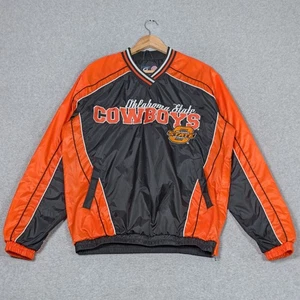 Cortavientos vintage Oklahoma State Cowboys OSU pequeño G-III Sports de Carl Banks - Imagen 1 de 9