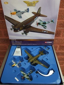 D Day 60th Anniversary Set C47 P47D P51D - Corgi Aviation Archive 1/144 BOXED - Picture 1 of 2