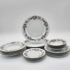 Vintage Noritake Roselane Dinnerware Set 20-Pc Dinnerware Set 1950's-1955's LK-N - Picture 1 of 10