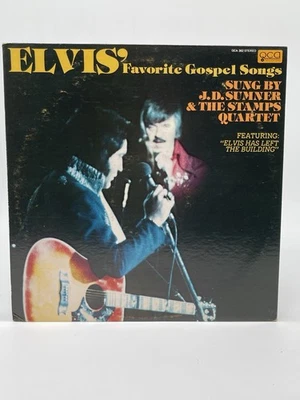 ELVIS PRESLEY FAVORITE GOSPEL SONGS 12" LP VG+ VINYL RECORD QCA 1977 Foto 1 de 4