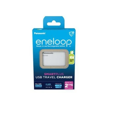 Panasonic Eneloop USb Ladegerät Bq-Cc87 Power Bank 4Xaa Akkus - Bild 1 von 3
