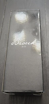 Brouk & Co Syke Coctelera Receta Dorado 3 Piezas Taza de Vidrio NUEVO En Caja Foto 1 de 4