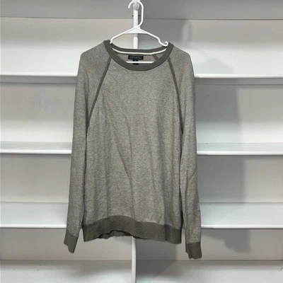 Banana Republic Mens XL Pima Cotton/Cashmere Blend Sweater Fall Brown - Image 1 of 4