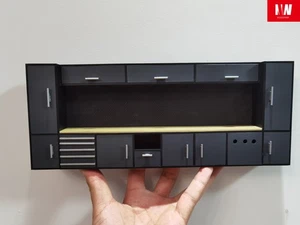 1/18/24/43/64 Diorama Garage Cabinet Prop Modelrepair Workshop Scene Accessories - Picture 1 of 19