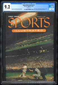 1954 Sports Illustrated Issue #1 CGC 9.2 Ed Mathews Milwaukee Braves Newsstand - Bild 1 von 3