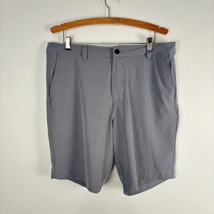 Banana Republic Men's Grey Comfort Flat Front Short Athletic Performance Size 38 - Picture 1 of 10