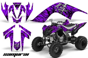 YAMAHA RAPTOR 700 06-12 GRAPHICS KIT CREATORX DECALS SAMURAI PURPLE - Picture 1 of 1