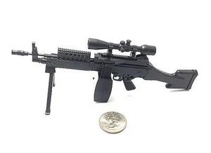 1/6 Scale Mk46 Mod 1 Machine Gun Rifle Model US Navy Army Military Action Figure - Picture 1 of 8