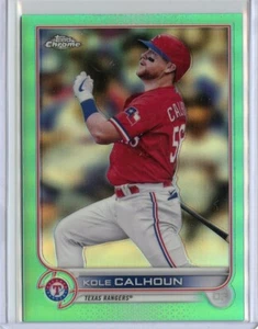 2022 Topps Chrom Aqua Refraktoren #17 Kole Calhoun Serie #166/199 - Bild 1 von 1