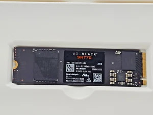 WD_BLACK SN770 2TB NVMe Internal Gaming SSD – PCIe Gen4 x4 – Tested POH=3hrs - Picture 1 of 1