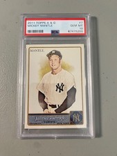 MICKEY MANTLE 2011 Topps Allen & Ginter #7 PSA 10 GEM MINT Yankees