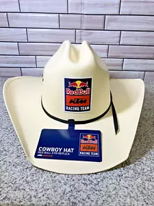 Red Bull KTM Racing AARON PLESSINGER Cowboy Hat Size LARGE 59 CM SAFELY SHIPPED - Picture 1 of 10