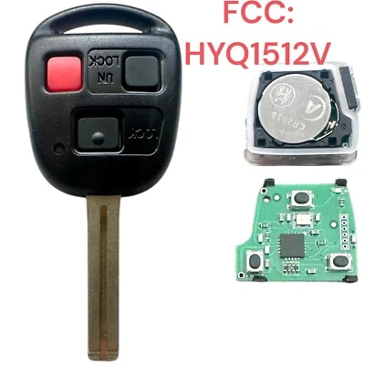 Remote for 02/09 LEXUS GX70 LX470 89070-60801 Key Fob Transmitter HY1512V - Image 1 of 4