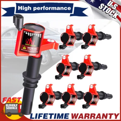 8 Pack Ignition Coil For FORD F150 F250 5.4L 2004 2005 2006 2007 2008 2009 2010 - Image 1 of 4