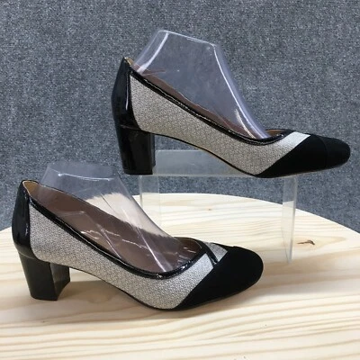 Zapatos Trotters Para Mujer 10 Estrechos Phoebe Vestido Bombas Negro Gamuza Informal Tacones Foto 1 de 4