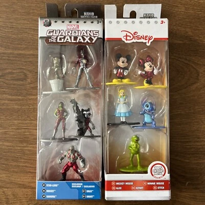 Figuras fundidas a presión coleccionables Nano Metalfigs Disney/Marvel - Nuevas en caja 2 juegos Foto 1 de 4