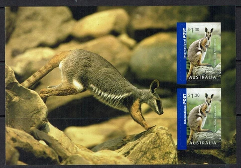 AUSTRALIA 2007 $1.30 KANGAROO X 2  IP P&S PANE - EX PREMIUM BOOKLET SP126 Cover