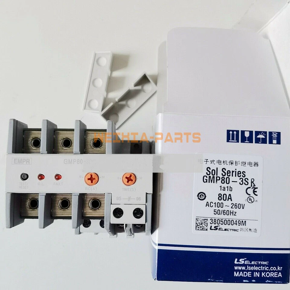 ONE New For LS Electronic Motor Protection Relay GMP80-3SR 80A - Image 1 of 1