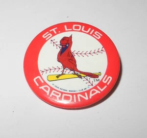 Vintage Baseball St Louis Cardinals World Series Souvenir Stadium Pin Button - Picture 1 of 2