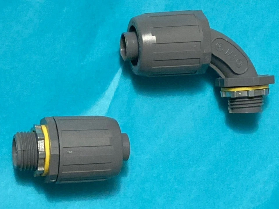 Arlington Nonmetallic Liquid Tight Push On Connector Straight 1/2" NMLT5