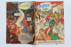 Original Mosaic Hannes Hegen No. 21 Der Invasion IN Theatre August 1958 Comic - Bild 1 von 1