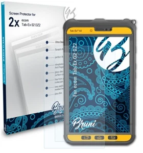 Bruni 2x Lámina Protectora para ecom Tab-Ex 02 DZ2 Película Protectora - Imagen 1 de 4