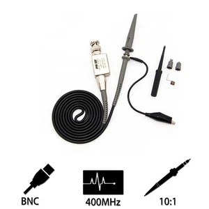 400MHz Oscilloscope Passive Probe 10X Attenuation Ratio BNC Connector - Picture 1 of 2