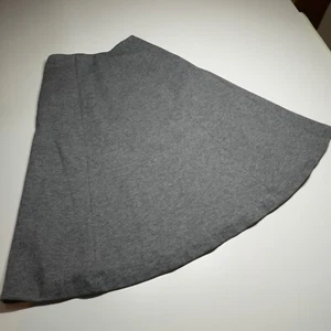 Uniqlo A-Line Long Skirt Size 6 Heather Gray Wool Blend Woven Fully Lined Preppy - Picture 1 of 18