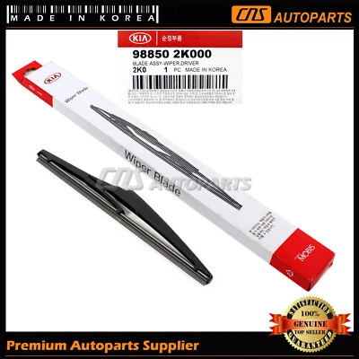 ✅GENUINE✅ REAR Wiper Blade for 10-18 Accent Kia Rio Sorento Soul 988502K000 - Image 1 of 3