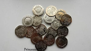 SELECTION OF 1982-2014 UNCIRCULATED 20P TWENTY PENCE COIN COLLECTION - Picture 1 of 1