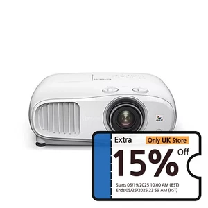 [US no customs fee] EH-TW7100 Home Cinema Theater Projector 4K 3LCD HDR 3000lm - Afbeelding 1 van 3