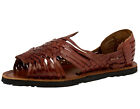 Mens Cognac Sandals Mexican Huaraches Genuine Leather Handmade Woven Open Toe