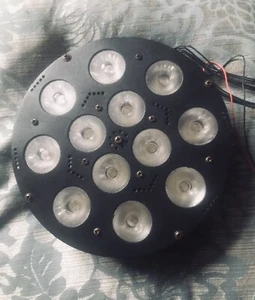 Showtec LED Par Q4-12 Emitter PCB Complete (Lenses,cover Heat Sink and Cables) - Picture 1 of 6