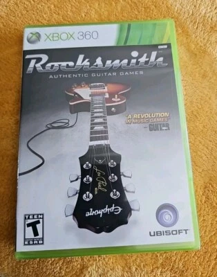 Rocksmith Authentic Guitar Games Xbox 360 2011 New Sealed - Image 1 of 3