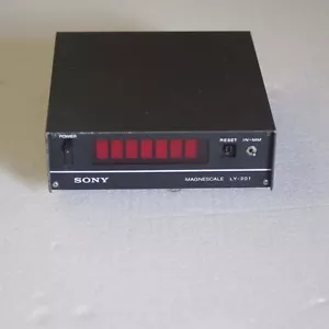 SONY MAGNESCALE LY-201 Digital Readout Display w power cable - Picture 1 of 6