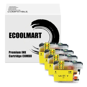 4Y Ink Cartridge fits Brother LC51 MFC-665CW MFC-685CW MFC-845CW 885CW 465cn - Picture 1 of 1