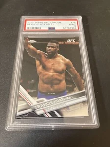 2017 Topps UFC Chrome PSA 9 Mint RC, Francis Ngannou, 1st Chrome Rookie - Picture 1 of 3
