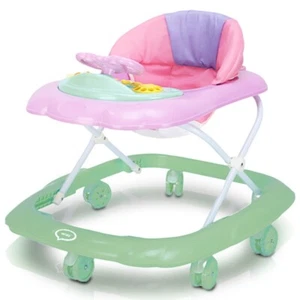 Girello Bambini Wizy Easy per Primi Passi Salvaspazio e Volante Interattivo - Photo 1/14